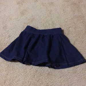 Girls denim skort
